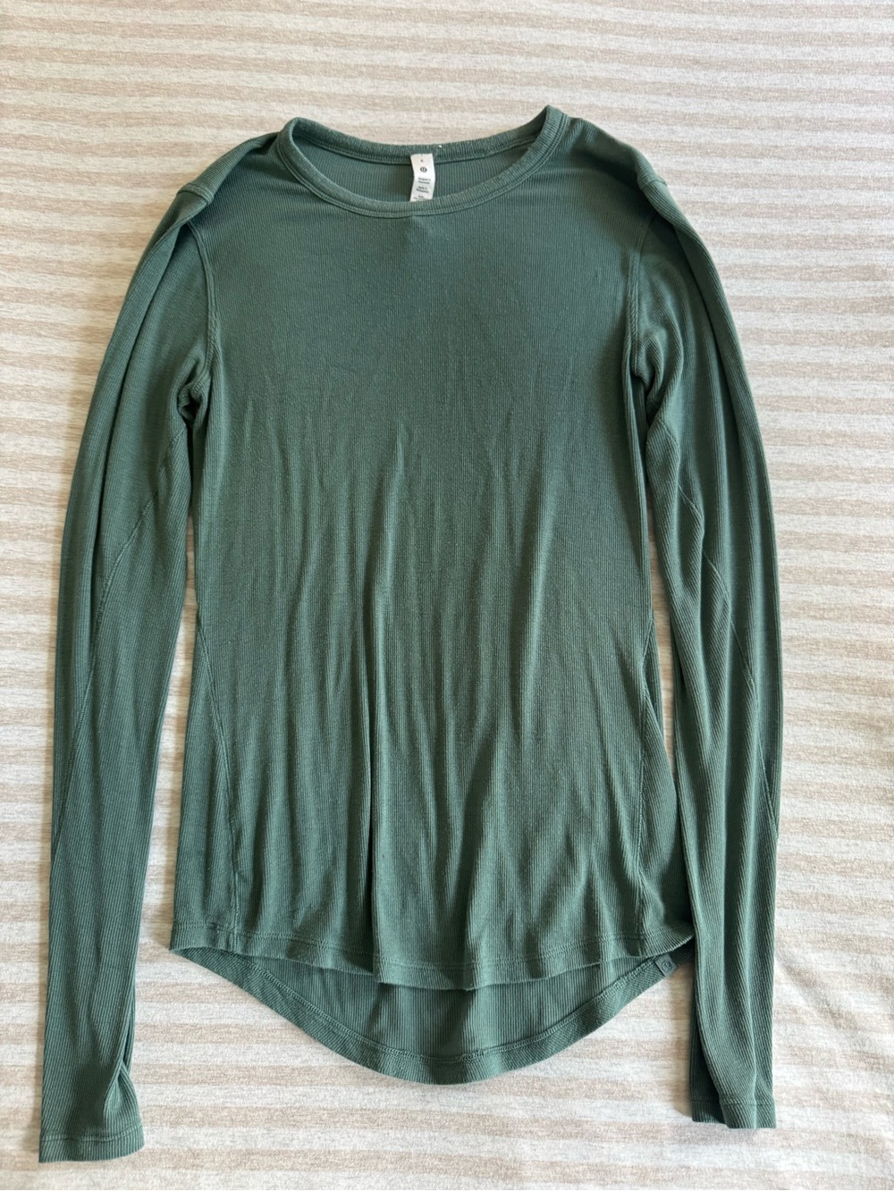lululemon athletica Long-Sleeve Crewneck Top - Deep Green